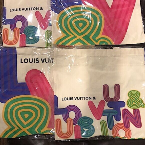 LOUIS VUITTON LV Limited Edition Canvas 2 Sided Tote Shenzhen Exhibit 2021-2022 - Picture 10 of 10